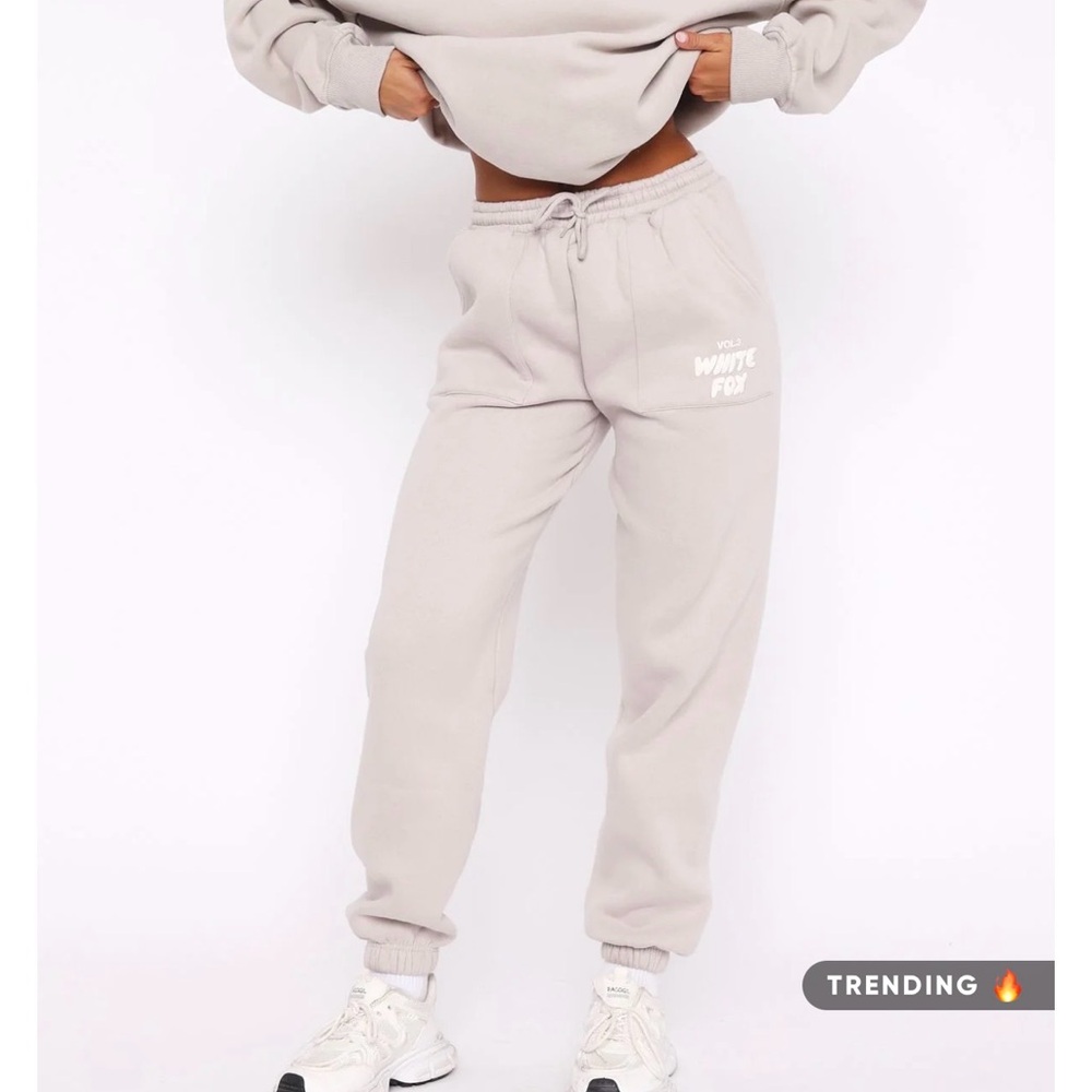 White Fox Boutique Gray Sweatpants